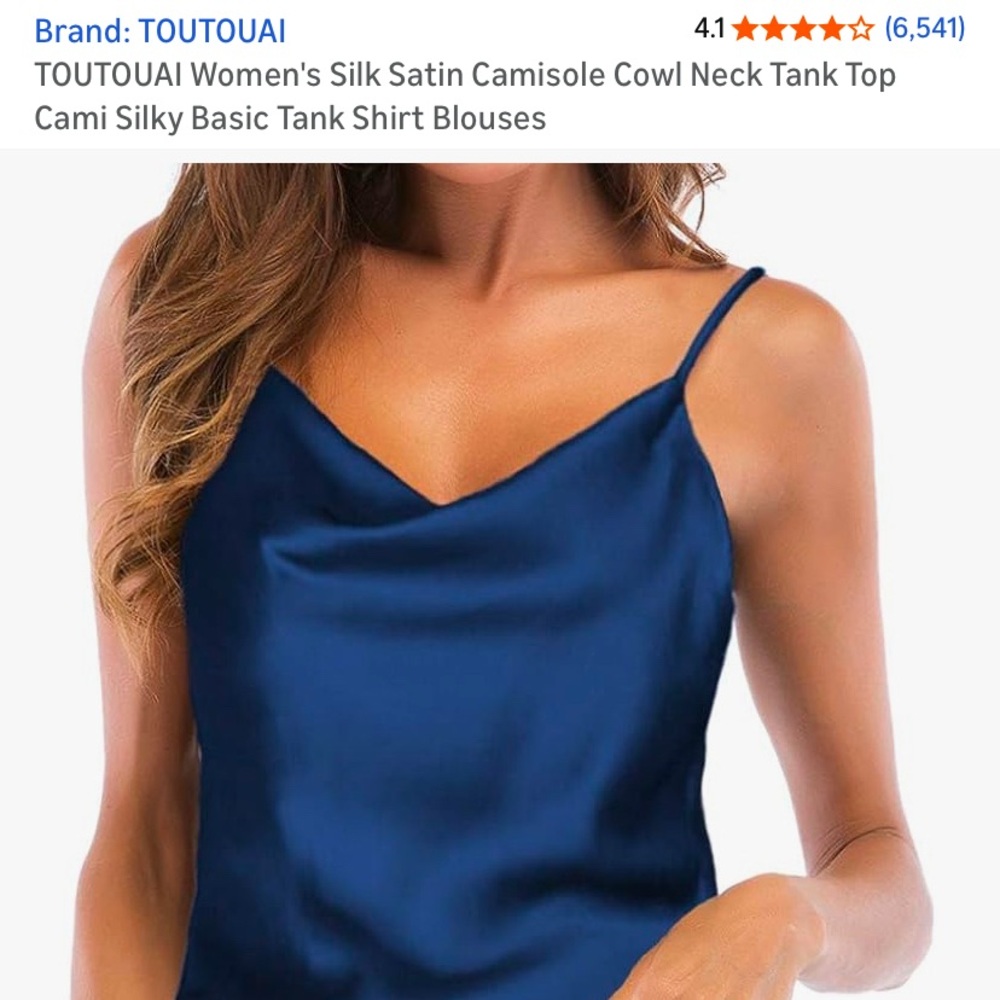 Women's Blue Camisole Top